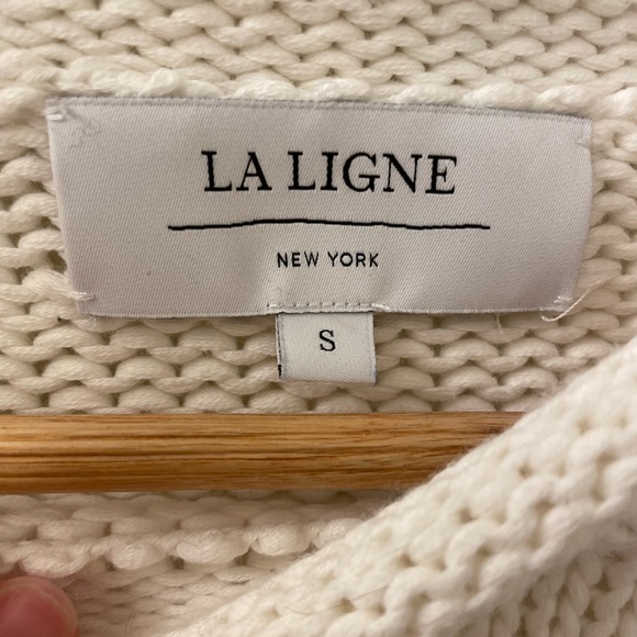 La Ligne White and Blue Striped Sweater - Picture 7 of 12